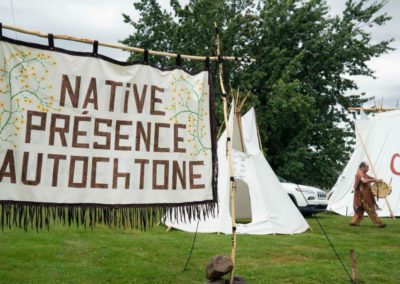 Présence Autochtone (Photo Louise Abbott)
